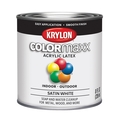 Krylon White, Satin, 12 oz KDH5615